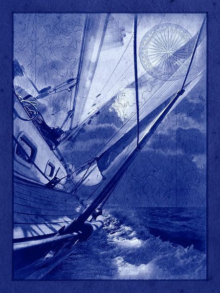 Sailing in Cyanotype B