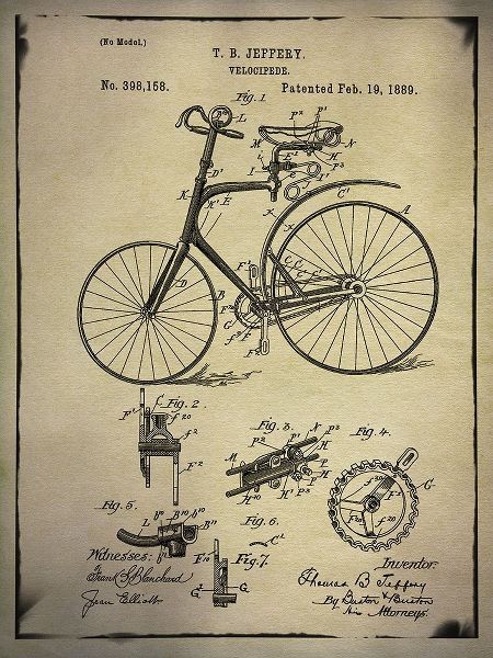 Bicycle Patent 2 Buff