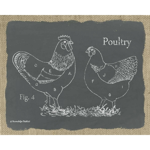 Poultry on Burlap