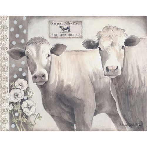 Two Cream Cows