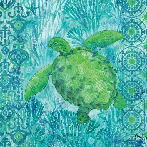 Turtle Batik Sq