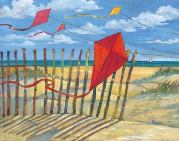 Beach Kites Red
