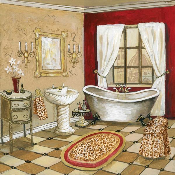 Leopard Florentine Bath
