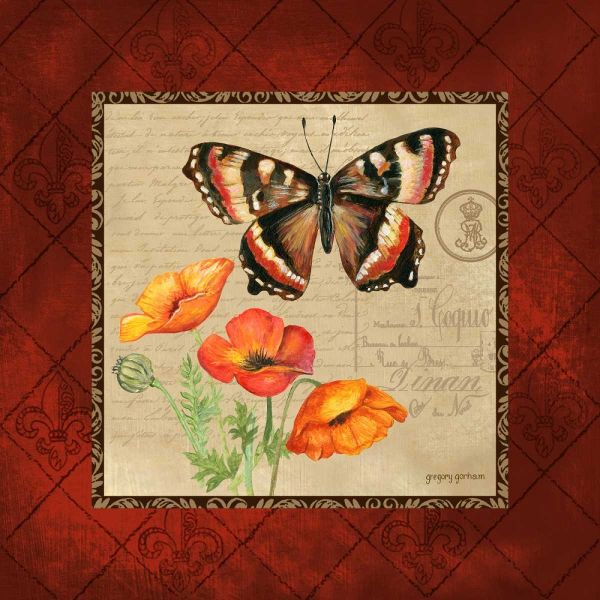 Butterfly and Poppies