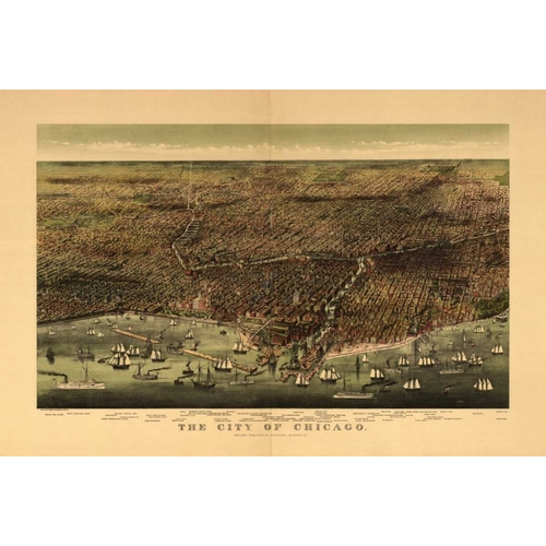 1892 Chicago Map