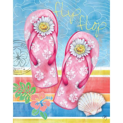 Summer Splash Flip Flops