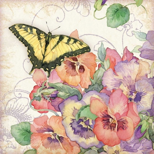 Pansies and Butterflies