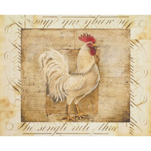Rustic Farmhouse Rooster I