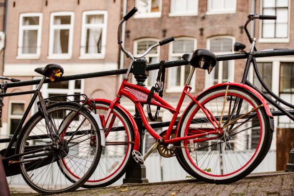 Amsterdam Red Bicycle