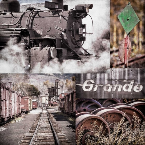 Historic Train Collage II