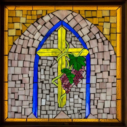 Stained Glass Cross I