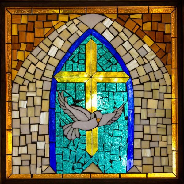 Stained Glass Cross V