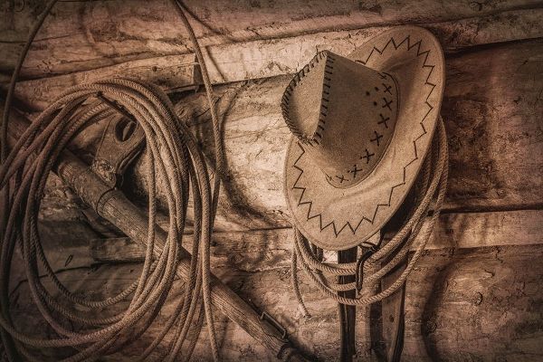 Cowboy Hat and Rope