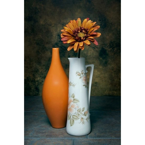 Orange Vase with Pitcher III