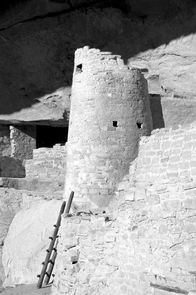 Cliff Palace Detail II BW