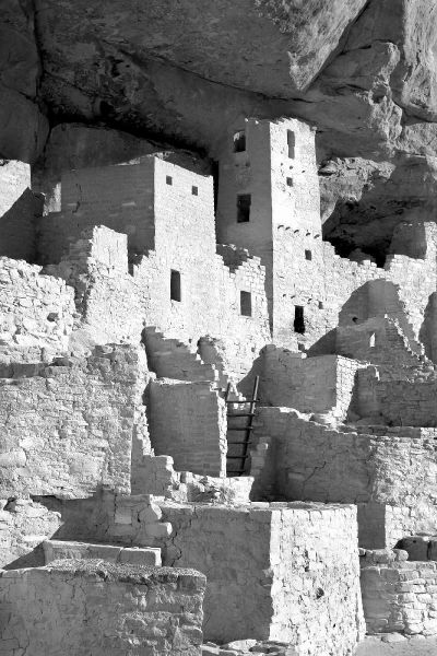 Cliff Palace Detail IV BW