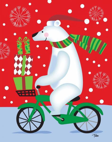 Polar Bear and Bicicle