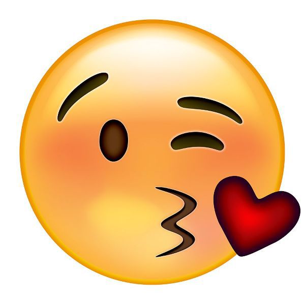 emoji wink heart kiss