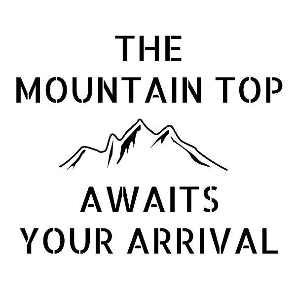 Art Licensing Studio 아티스트의 Mountain Stencil Quote작품입니다.