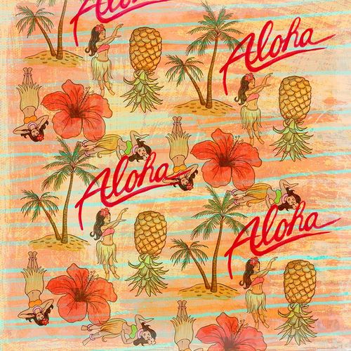 Art Licensing Studio 아티스트의 Aloha Hulas Pattern작품입니다.