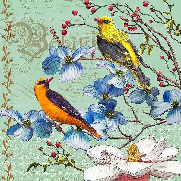 Art Licensing Studio 아티스트의 Oriole Bird Botanical작품입니다.