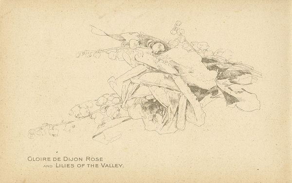 Art Licensing Studio 아티스트의 Gloire de Dijon Rose and Lilies of the Valley작품입니다.