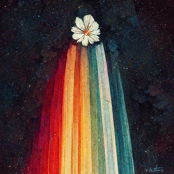 Heine, Ben 아티스트의 Astro Cruise 4 - Sending You a Flower From Space작품입니다.