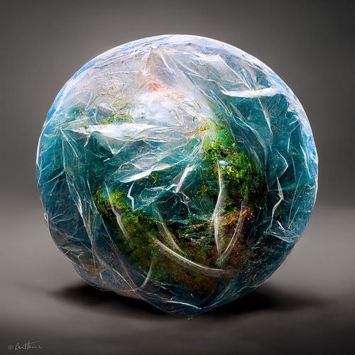 Heine, Ben 아티스트의 Astro Cruise 15 - Earth Wrapped in a Plastic Bag작품입니다.