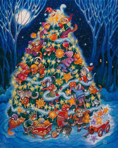 Bell, Bill 아티스트의 Christmas Cats작품입니다.