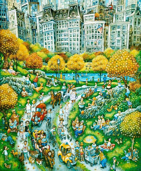 Bell, Bill 아티스트의 Central Park Sunday작품입니다.