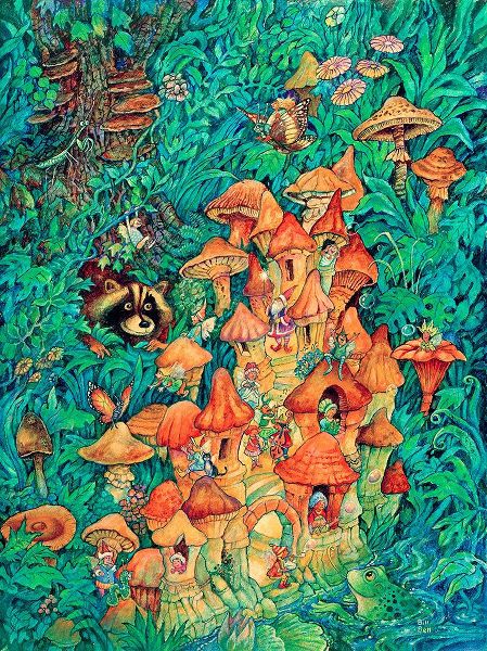 Bell, Bill 아티스트의 More Mushroom Fairies작품입니다.