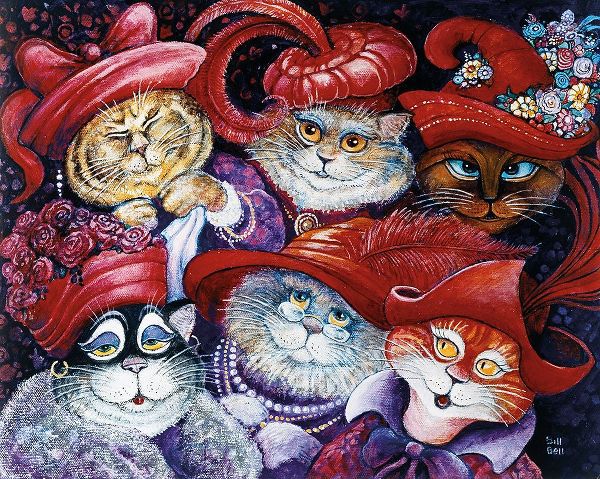 Bell, Bill 아티스트의 Red Hat Cats작품입니다.