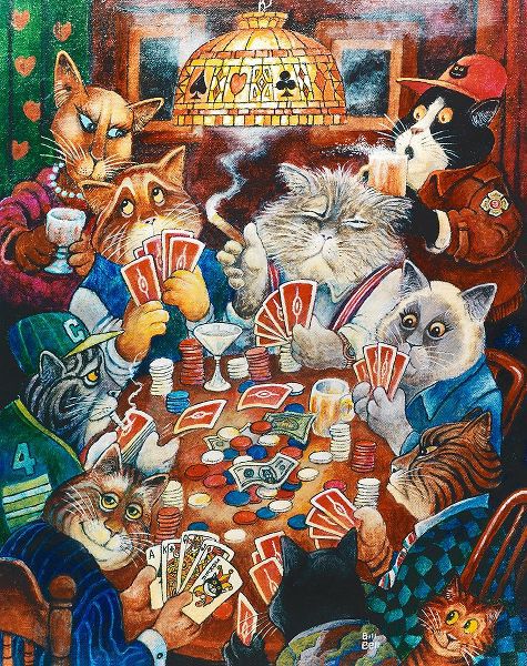 Bell, Bill 아티스트의 Poker Cats작품입니다.