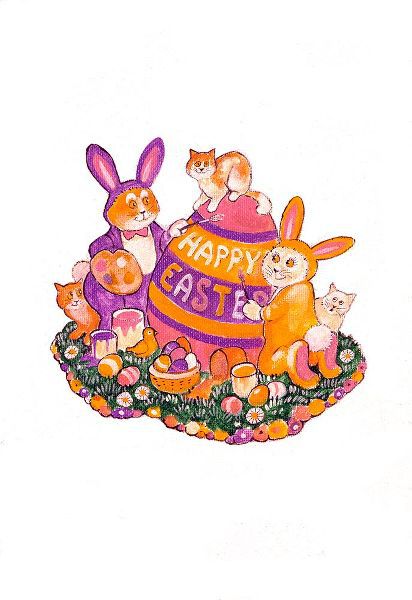 Bell, Bill 아티스트의 Easter Cats작품입니다.