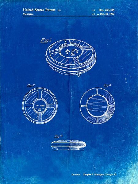 Borders, Cole 아티스트의 PP253-Faded Blueprint Simon Patent Poster작품입니다.
