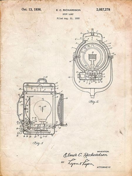 Borders, Cole 아티스트의 PP1123-Vintage Parchment Vintage Movie Set Light Patent Poster작품입니다.