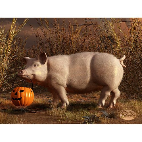 Eskridge, Daniel 아티스트의 Halloween Pig작품입니다.