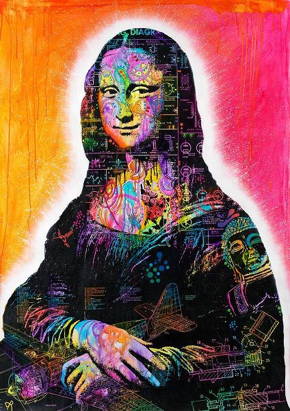 Dean Russo Collection 아티스트의 Mona Lisa Peaking작품입니다.