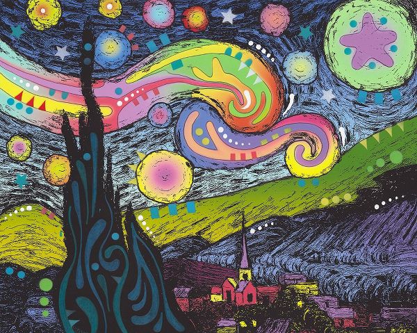 Dean Russo Collection 아티스트의 Starry Night 2작품입니다.