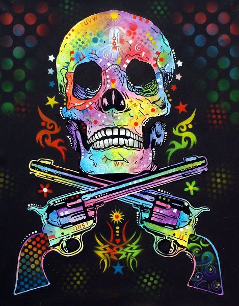 Dean Russo Collection 아티스트의 Skull And Guns작품입니다.
