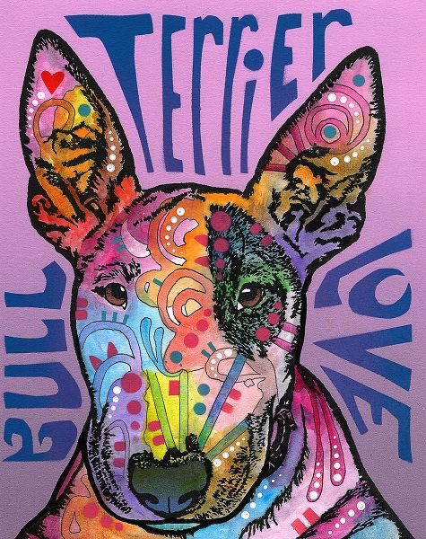 Dean Russo Collection 아티스트의 Bull Terrier Luv작품입니다.