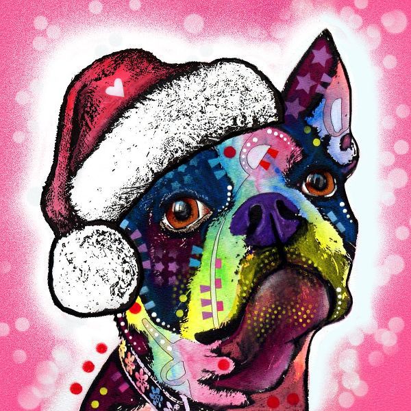 Dean Russo Collection 아티스트의 Boston Terrier Christmas작품입니다.