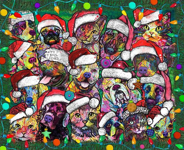 Dean Russo Collection 아티스트의 Christmas Collage작품입니다.