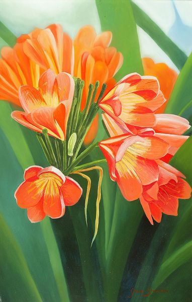 Stevenson, Graeme 아티스트의 Orange Flower 2작품입니다.