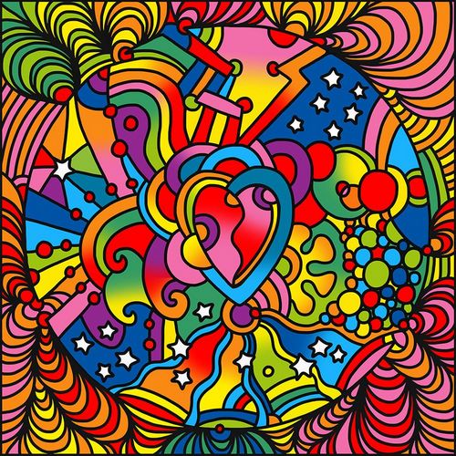 Green, Howie 아티스트의 Pop Art Heart Swirls작품입니다.