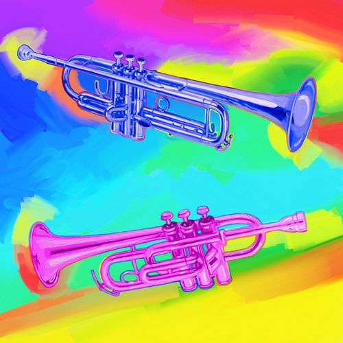 Green, Howie 아티스트의 Pop-Art-Trumpets작품입니다.