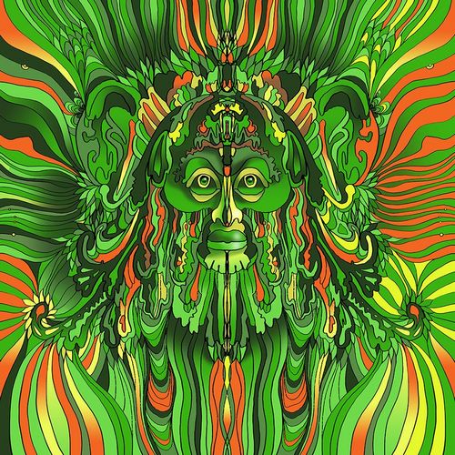 Green, Howie 아티스트의 Pop Art Leaf Face작품입니다.