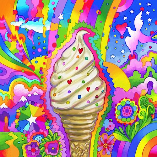 Green, Howie 아티스트의 Ice Cream Cone Pop Art작품입니다.