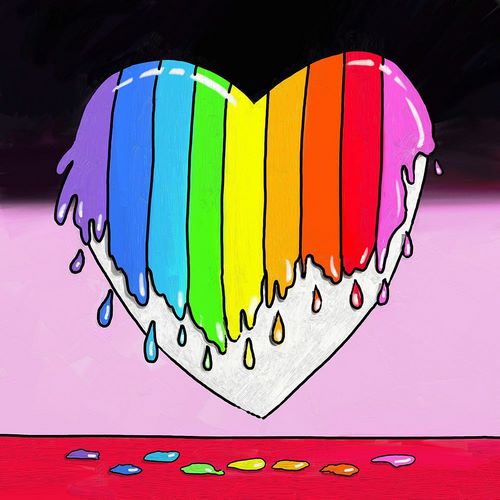 Green, Howie 아티스트의 Rainbow Paint Heart 2작품입니다.