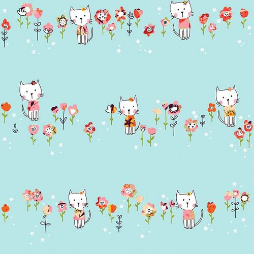 HUE and MI and Sangita 아티스트의 White Cat In Flowers작품입니다.